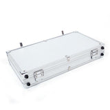 45*25*7.5cm Aluminum New Framed Locking Gun Pistol HandGun Lock Box Hard Storage Carry Case Silver