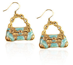 Retro Purse Charm Earrings