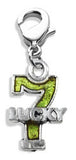 Lucky 7 Charm Dangle