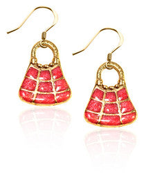 Tic-Tac-To Purse Charm Earrings