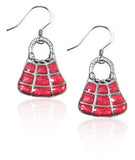 Tic-Tac-To Purse Charm Earrings