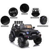 12V Kids Ride On Car SUV MP3 2.4GHZ Remote Control LED Lights White **