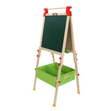 Children's Lift able Easel with Top Shaft and Non-Woven Storage HB-D126S