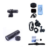 Hd Wide Angle Motion DV Camera 1080P Waterproof DV Flashlight Mini Camera -  Black