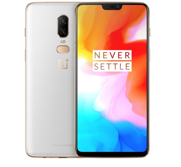 Oneplus 6 Waterproof 4G Smartphone - 8GB RAM 128GB ROM, 6.28 Inch, Octa Core,Android 8.1,20MP, NFC - White, EU PLUG