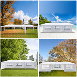 3 x 9m (9'10" x 19'8") Seven Sides Portable Home Use Waterproof Tent with Spiral Tubes **