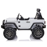 12V Kids Ride On Car SUV MP3 2.4GHZ Remote Control LED Lights White **