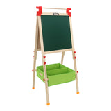 Children's Lift able Easel with Top Shaft and Non-Woven Storage HB-D126S