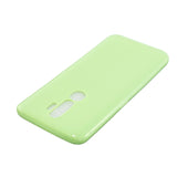 For OPPO A5/A3S/A9 2020 Cellphone Cover Soft Touch Anti-scratch Shockproof TPU Mobile Phone Case  Fluorescent green