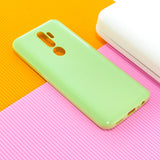 For OPPO A5/A3S/A9 2020 Cellphone Cover Soft Touch Anti-scratch Shockproof TPU Mobile Phone Case  Fluorescent green