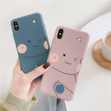 For VIVO V15/V11I/S1/Y66/Y67/Y91/Y95/Y93/Y97/Y83/Y85/Z3/Z3I/Z5X/Z1 Pro TPU Cellphone Case Shell Cartoon Back Cover blue