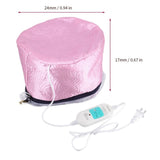 Hair Mask Baking Oil Cap Thermal Treatment Heating Cap Temperature Controlling Electric Hair Steamer Mask Cap  US plug