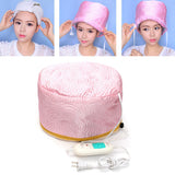 Hair Mask Baking Oil Cap Thermal Treatment Heating Cap Temperature Controlling Electric Hair Steamer Mask Cap  US plug