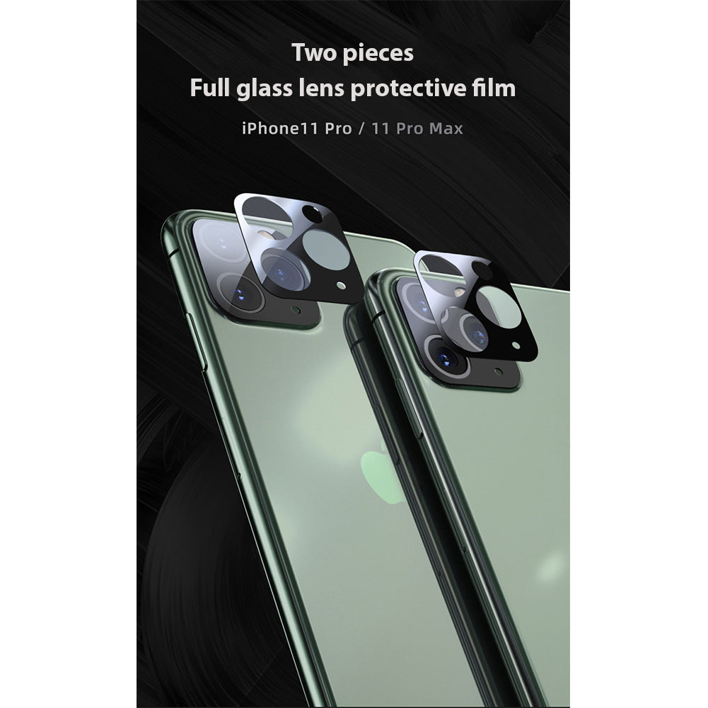 2pcs Camera Lens Film Screen Protector Glass Rear Lens Protective Glass Film for 11 Pro Max 11 11 Pro Two pieces - all glass - lens film_iPhone11pro-5.8 inch