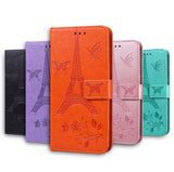 For iPhone12 mini Phone Case 5.4 Inches Card Slot Phone Bracket Mobile Phone Cover purple