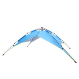 2-3 Person Double-Deck Tow-Door Hydraulic Automatic Tent Free Build Outdoor Tent Blue **