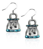 Drawstring Purse Charm Earrings