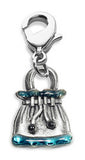 Drawstring Purse Charm Dangle