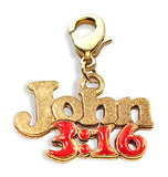 John 3:16 Charm Dangle