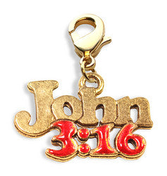 John 3:16 Charm Dangle