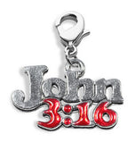 John 3:16 Charm Dangle