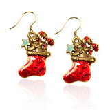 Christmas Stocking Charm Earrings