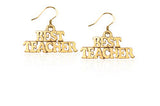 Best Teacher Charm Earrings