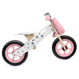 Wooden Balance Bike Star Model With Bag/Bell *