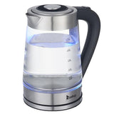 ZOKOP HD-250 110V 1500W 2.5L Electric Kettle with Blue Glass *