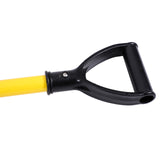 Strain-Reducing Snow Shovel | Yellow | 18-Inch | Spring Assisted Handle *