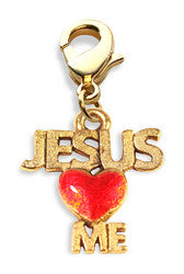 Jesus Loves Me Charm Dangle