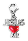 Jesus Loves Me Charm Dangle