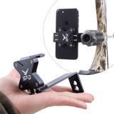 Bow Phone Mount Bow Camera Mobilephone Holder Shock Absorption Bow Bracket Hunting Moment Durable Tool Arrow Aiming black