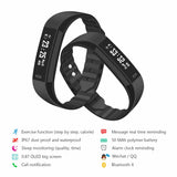 IP67 Waterproof Bracelet - Pedometer, Children Activity Tracker, Waterproof, OLED, Bluetooth 4.0 (WITHOUT Heart Rate, Purple)