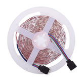 Plastic 300-LED SMD3528 24W RGB IR44 Light Strip Set with IR Remote Controller (White Lamp Plate) **