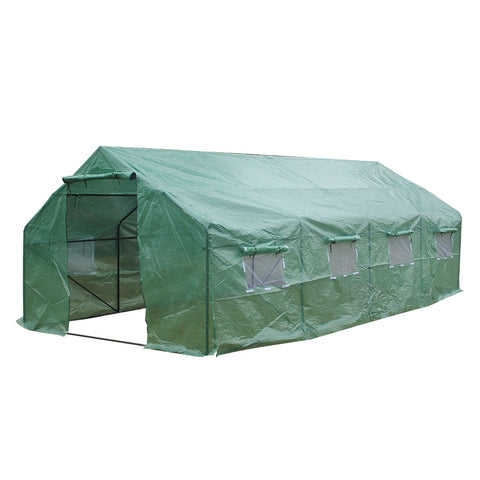 20′x10′x7′ Heavy Duty Greenhouse Plant Gardening Spiked Greenhouse Tent **