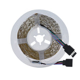 Plastic 300-LED SMD3528 24W RGB IR44 Light Strip Set with IR Remote Controller (White Lamp Plate) **