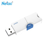 Netac USB Flash Drive 16GB 32GB 64GB Pendrive Memory Stick for Computer Desktop Flash Disk  Silver_32GB