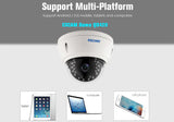 Full-HD Security Camera - 4MP CMOS, 2592x1520p Full HD, IP66 Waterproof, Motion Detection, Night Vision, Alarm, Remote Viewing