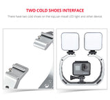 Shooting Phone Cage Bracket Handle for GoPro hero5/4/3 Handheld Video Rig Silver