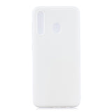 For HUAWEI Y9 2019 Lovely Candy Color Matte TPU Anti-scratch Non-slip Protective Cover Back Case white