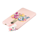 For XIAOMI Redmi NOTE 4X/NOTE 4 3D Cute Coloured Painted Animal TPU Anti-scratch Non-slip Protective Cover Back Case Light pink