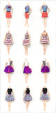 Doll's Fashionable Clothing Set Casual One-piece Dress doll Style RandomHXSN