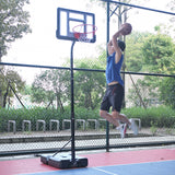 Basketball Hoop PVC Transparent Backboard with Adjustable Height 7ft - 8.5ft