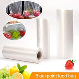 Food Packaging Vacuum Bag 6 rolls - 11in x 20ft (3rolls) 8in x 20ft (3rolls) (28cmx6m 20cmx6m) White **