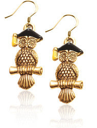 Owl Charm Earrings