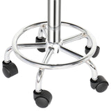 Round Stool Ha Ha Feet Rotation Bar Stool White