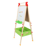 Children's Lift able Easel with Top Shaft and Non-Woven Storage HB-D126S