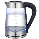 ZOKOP HD-250 110V 1500W 2.5L Electric Kettle with Blue Glass *