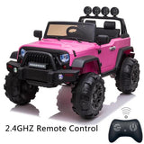 12V Kids Ride On Car SUV MP3 2.4GHZ Remote Control LED Lights Pink **